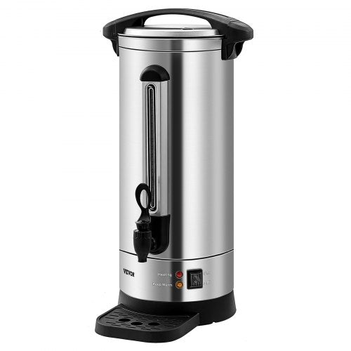 Commercial Coffee Urn 110 Cup Stainless Steel Coffee Dispenser Fast Brew – 4L