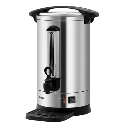 Commercial Coffee Urn 65 Cups Stainless Steel Large Coffee Dispenser 1500W