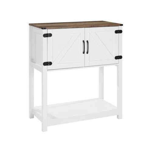 Coffee Bar Cabinet 315 x 138 x 34.6 in Farmhouse Coffee Bar Cabinet with 3Tier