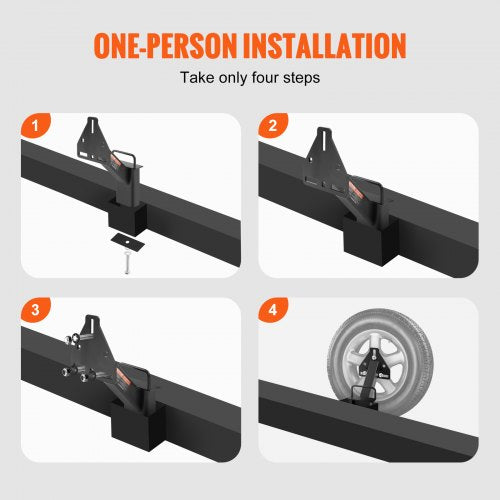 Spare Tire Carrier Trailer Spare Tire Mount 160 lbs Capacity Utility