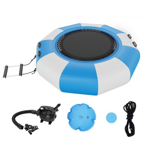 Inflatable Water Bouncer 65ft Recreational Water Trampoline Portable