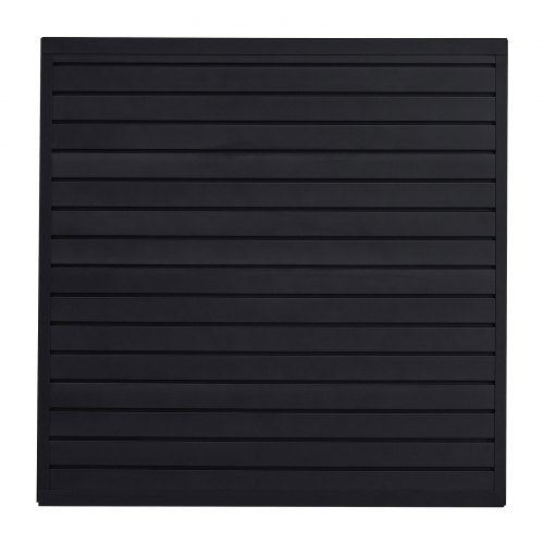 Slat Wall Paneling 4 x 4 ft PVC Garage Slatwall with Modular Design Black