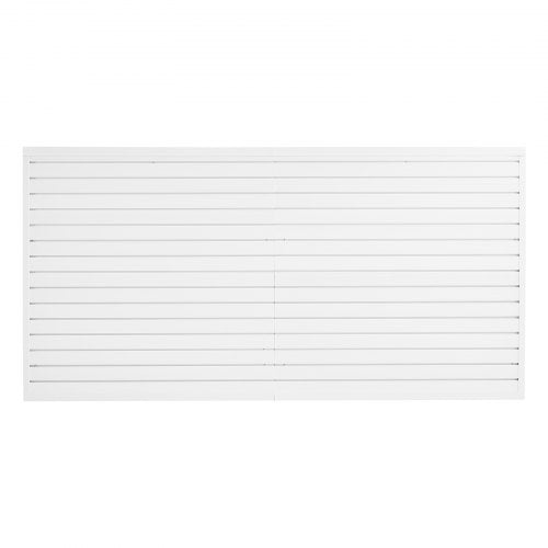 Slat Wall Paneling 8 x 4 ft PVC Garage Slatwall with Modular Design White