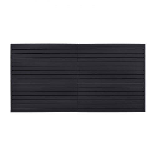 Slat Wall Paneling 8 x 4 ft PVC Garage Slatwall with Modular Design Black
