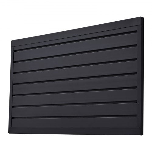Slat Wall Paneling 2 x 4 ft PVC Garage Slatwall with Modular Design Black