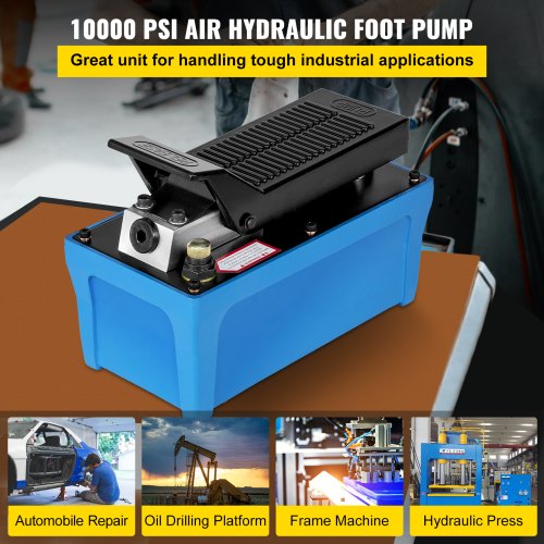 Air Hydraulic Pump 10000 PSI Air Over Hydraulic Pump 12 Gal Reservoir Air