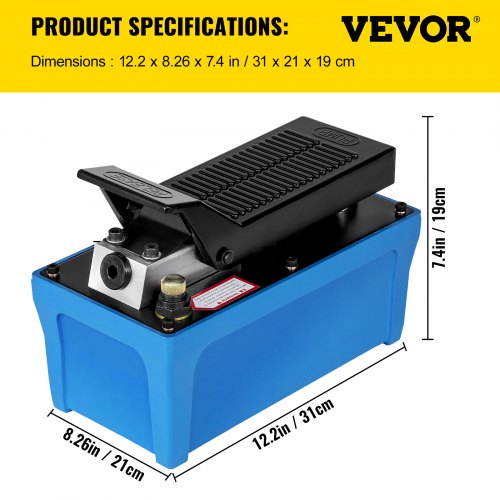 Air Hydraulic Pump 10000 PSI Air Over Hydraulic Pump 12 Gal Reservoir Air