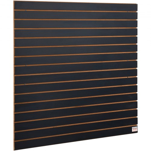 Slatwall Panels 4 ft x 2 ft Black Garage Wall Panels 24H x 48L Set of 2