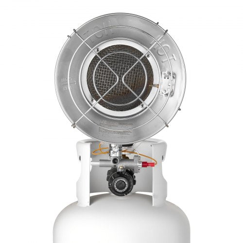 Propane Tank Top Heater with Portable Trolley 15000 BTU Rapid Heating