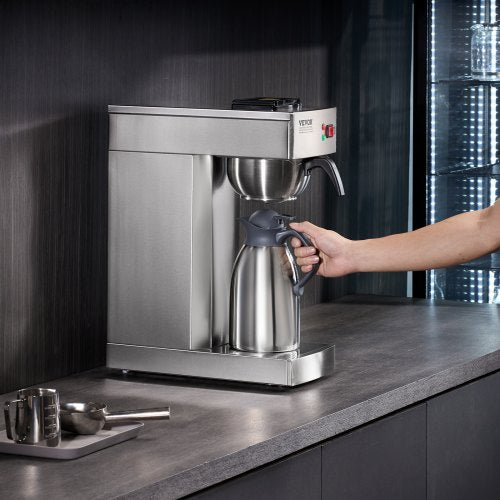 12 Cups Commercial Drip Coffee Maker Coffee Maker Machine with Thermal
