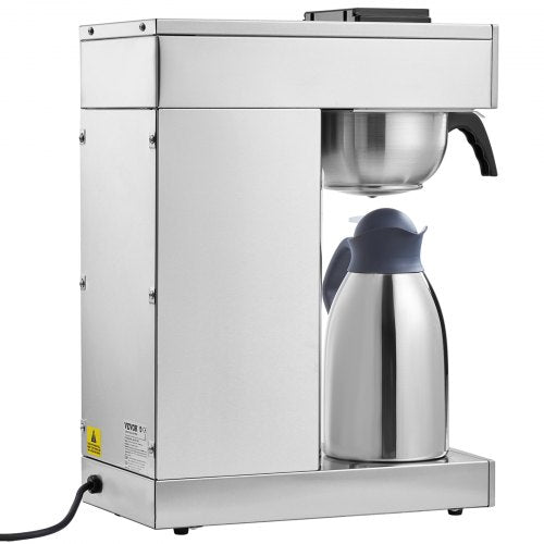 12 Cups Commercial Drip Coffee Maker Coffee Maker Machine with Thermal