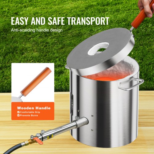Propane Melting Furnace Kit 8KG18lbs Gas Metal Melting Furnace Kit