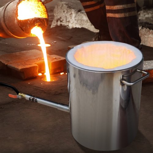 6KG Propane Melting Furnace Kit Large Capacity Foundry Home Kilns