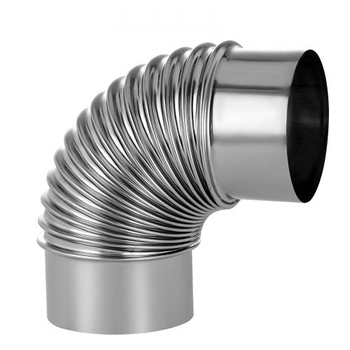 2 Pack Dryer Vent Elbow 90 Degree Hose Connector Kit for 4 Inch Duct