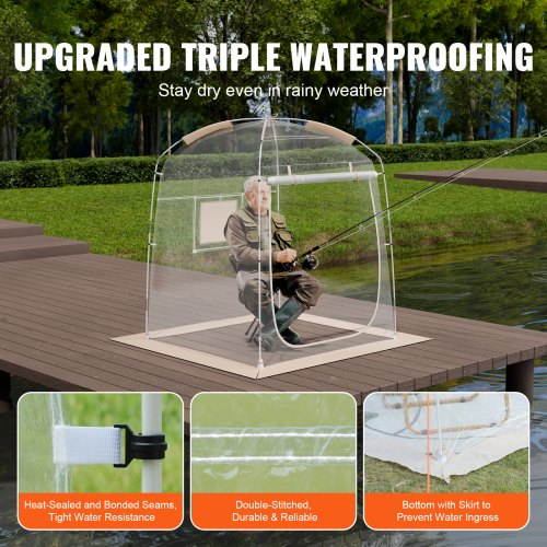 Sports Tent 1 Person Instant Tent Shelter Weatherproof Pod Outdoor Bubble