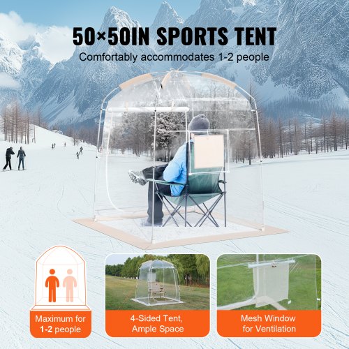 Sports Tent 1 Person Instant Tent Shelter Weatherproof Pod Outdoor Bubble