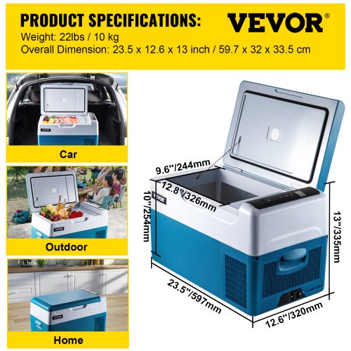 Portable Refrigerator 23 Quart22 Liter12 Volt Refrigerator App
