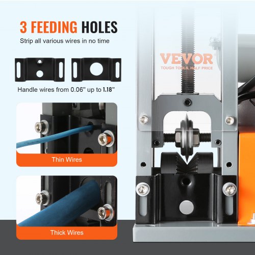 Electric Cable Stripping Tool 006118 Motorized Wire Stripper 180 W