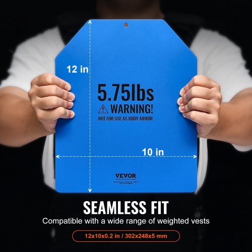 Weight Vest Plates 575 LB Pairs Premium Steel Weighted plates Contoured