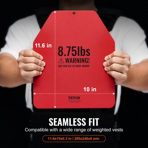 Weight Vest Plates 875 LB Pairs Premium Steel Weighted plates Contoured