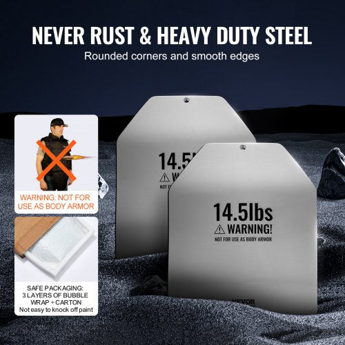 Curved Weight Vest Plates 14.5 LB Pairs Premium Steel Weighted plates