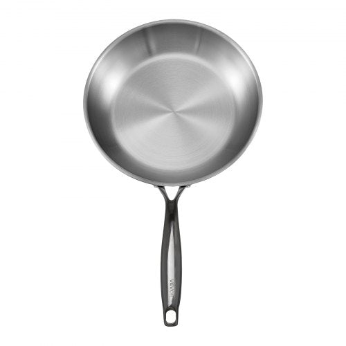 TriPly Stainless Steel Frying Pan 3 Pcs Set 8 10 12 in Cooking
