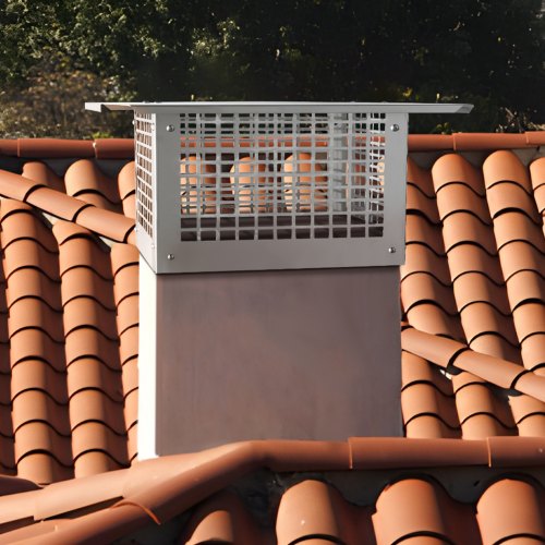 Chimney Cap 13 x 9 inch 304 Stainless Steel Fireplace Chimney Cover Not