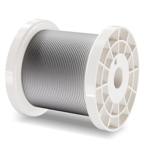 Wire Rope Kit 116 330 ft 304 Stainless Steel Cable with 80 Sleeves and 20