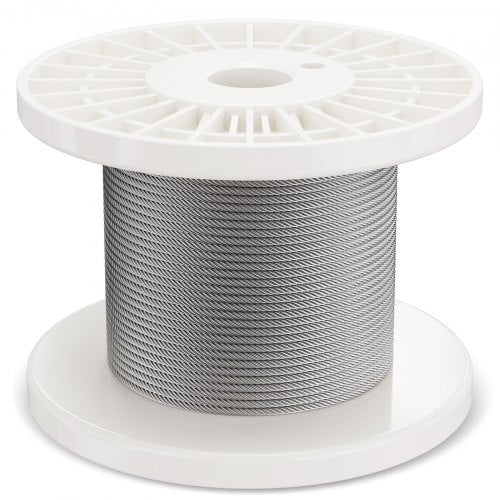 Wire Rope Kit 18 100 ft 304 Stainless Steel Cable with 124 Accessories