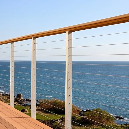 T304 Stainless Steel Cable 116 7x7 Steel Wire Rope 66 ft Cable Railing