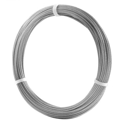 T304 Stainless Steel Cable 116 7x7 Steel Wire Rope 66 ft Cable Railing