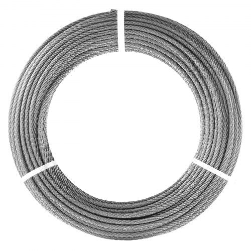 Wire Rope Kit 18 100 ft 316 Stainless Steel Cable with 20 Sleeves and 10