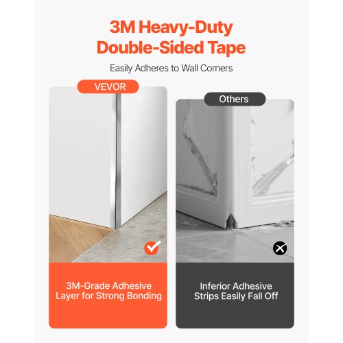 Stainless Steel Wall Corner Protector 2 x 2 x 48 inch 10 Pack Metal Corner