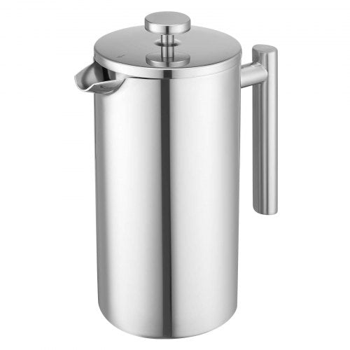 French Press Coffee Maker 51 Ounce 1.5 Liter Stainless Steel Coffee Press