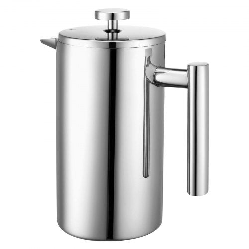 French Press Coffee Maker 34 Ounce 1 Liter Stainless Steel Coffee Press Tea