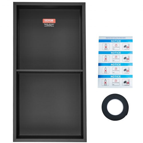13x25 No Tile Shower Niche 304 Stainless Steel WallInserted Niche
