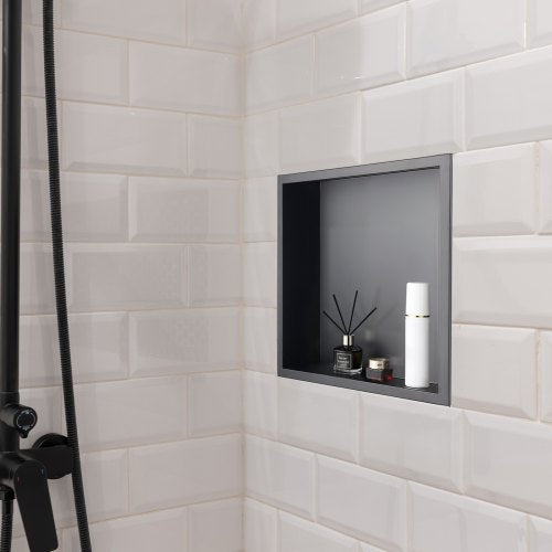 Shower Niche 13 x 13 x 4 inch Recessed Wall Niche Heavyduty Stainless