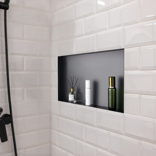 Shower Niche 13 x 25 x 4 inch Frameless Recessed Wall Niche Heavyduty