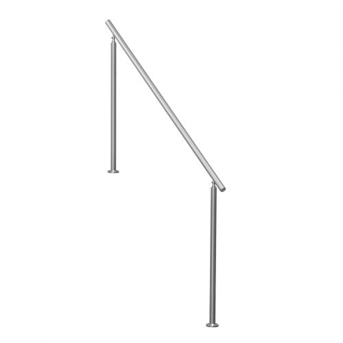 Handrails for Outdoor Steps 70.9 in 180cm Length Stair Hand Rail Kit