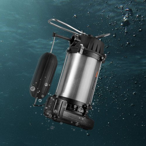 Submersible Sewage Pump 05HP 4188GPH Cast Iron Sewage Water Pump with 24