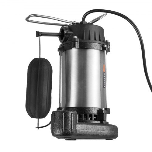 Submersible Sewage Pump 05HP 4188GPH Cast Iron Sewage Water Pump with 24