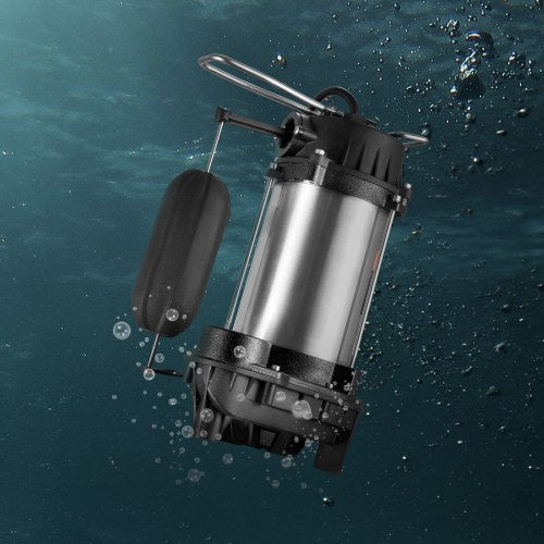 Submersible Sewage Pump 075HP 5000 GPH Cast Iron Sewage Water Pump with 28 ft