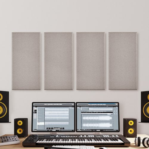 4 PCS Acoustic Panels 2 inch Thick 236 x 11.8 inch Fiberglass Sound
