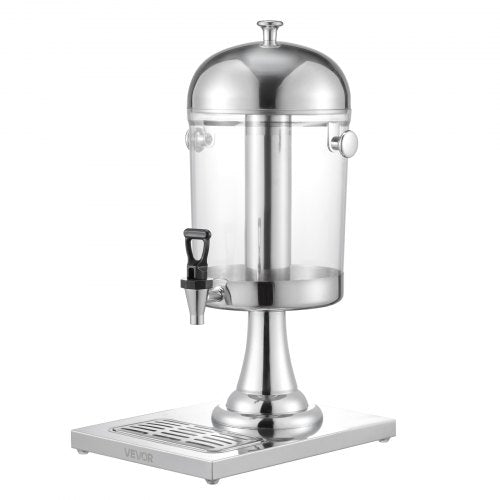 Beverage Dispenser 2.1 Gallon Drink Dispenser for Parties Stainless Steel