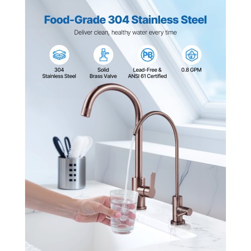 Ro Water Faucet LeadFree Stainless Steel Faucet Drinking Water Faucets