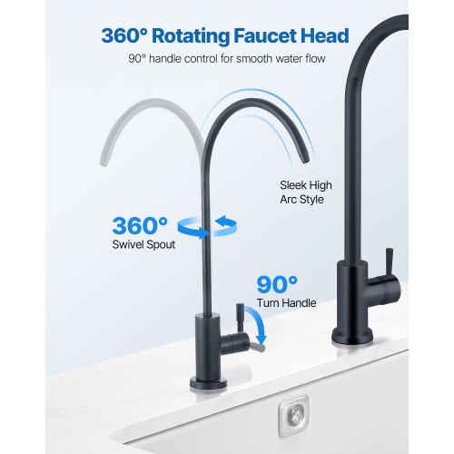 Stainless Steel Faucet LeadFree Water Purifier Faucets Reverse Osmosis