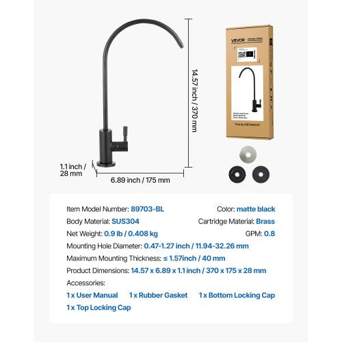 Stainless Steel Faucet LeadFree Water Purifier Faucets Reverse Osmosis