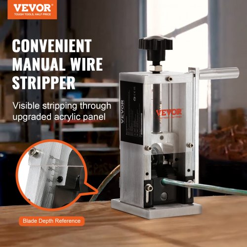 Wire Stripping MachineWire Stripper with Hand Crank or Drill