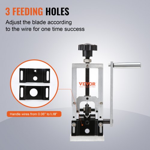 Wire Stripping MachineWire Stripper with Hand Crank or Drill