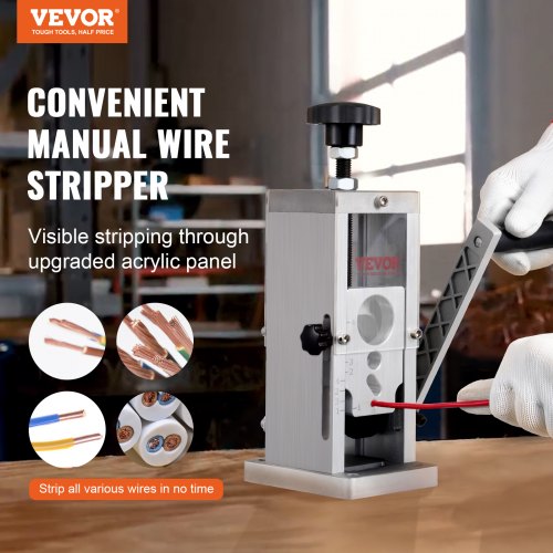 HandOperated Wire Stripper 00615 Cable Removal Tool Drill